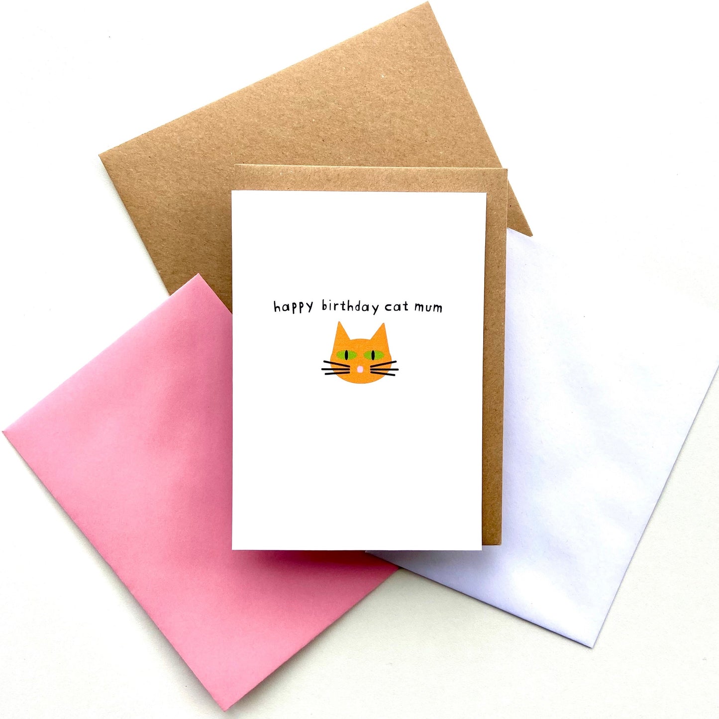Happy Birthday Cat Mum Card