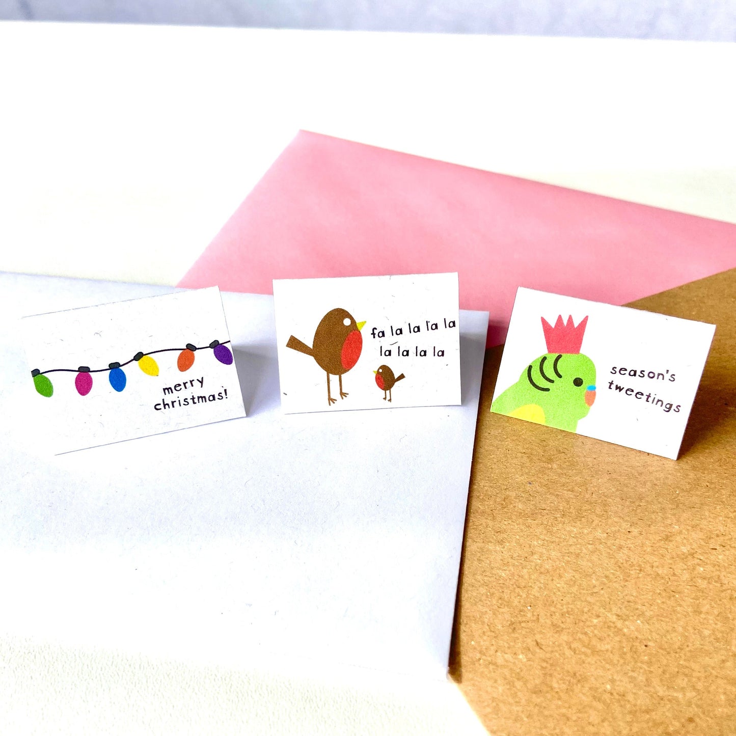 Tiny Fairy Lights Christmas Card