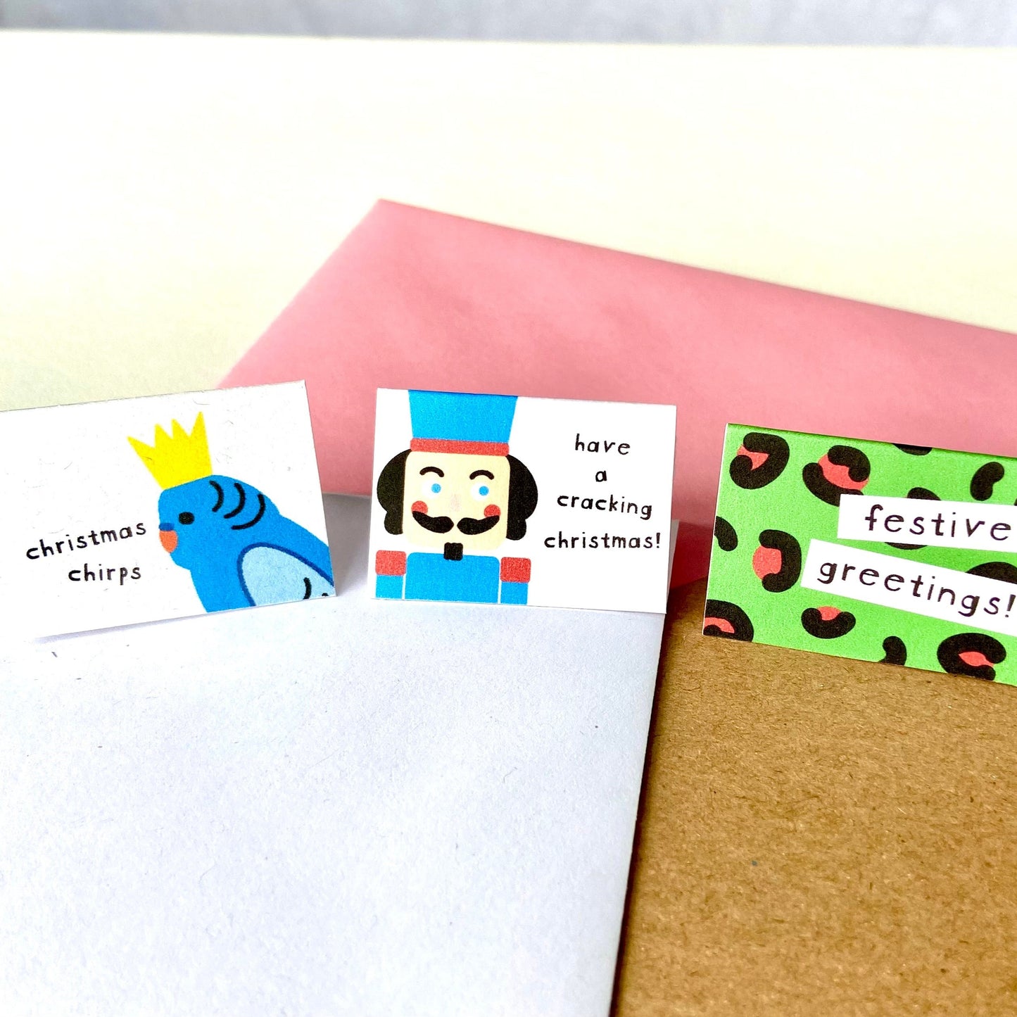 Tiny Nutcracker Christmas Card