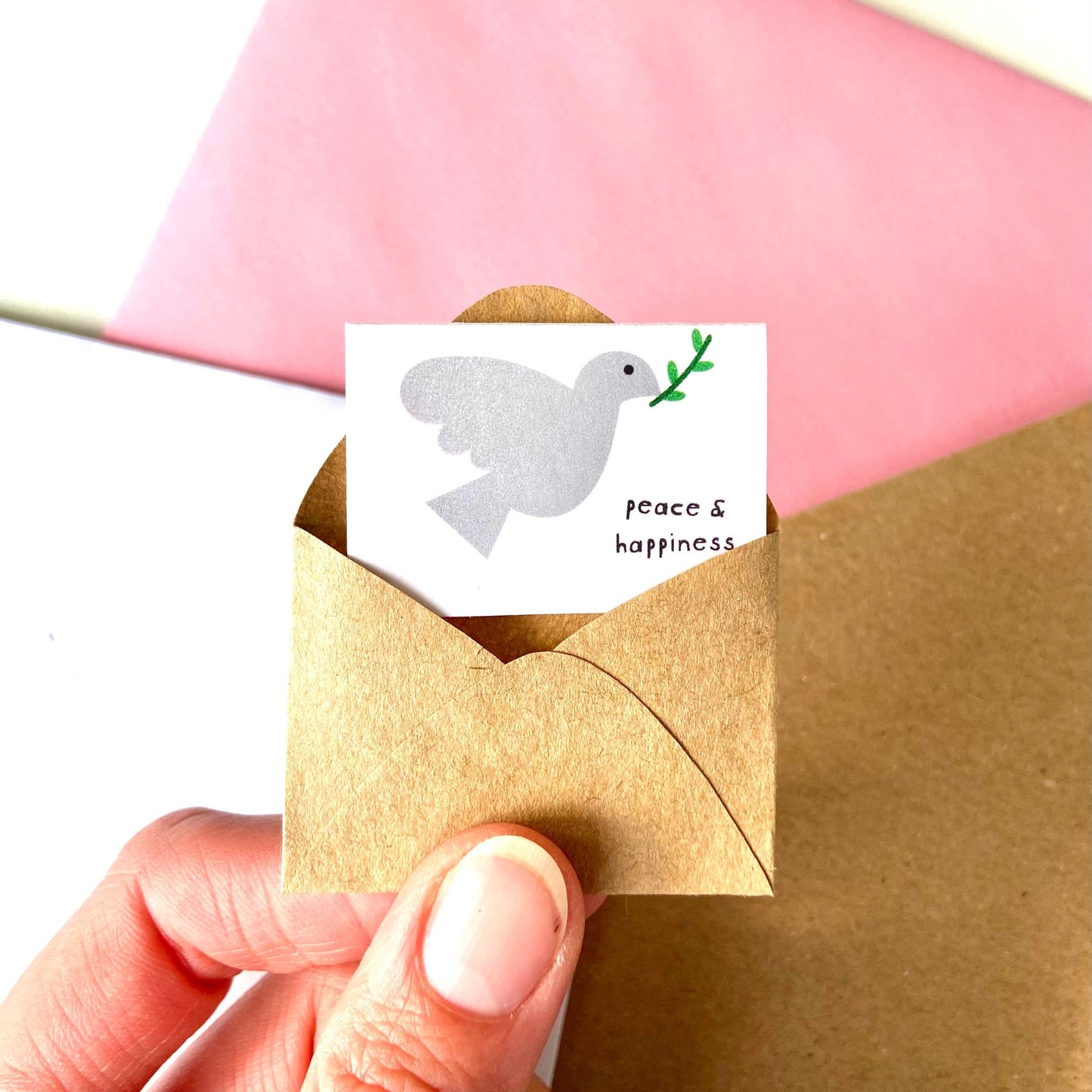 Tiny Christmas Card Set - Baubles/Holly/Dove