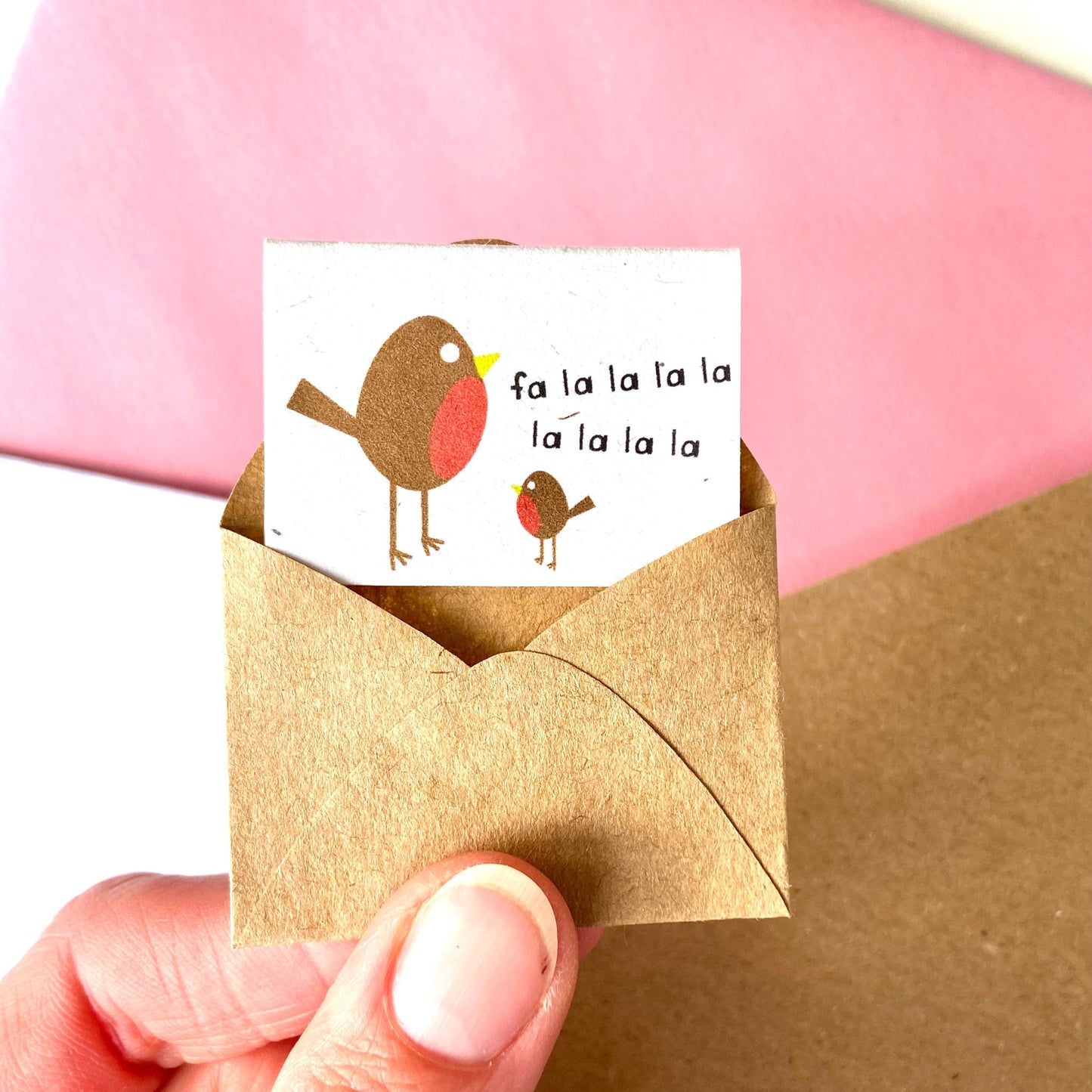 Tiny Robins Christmas Card