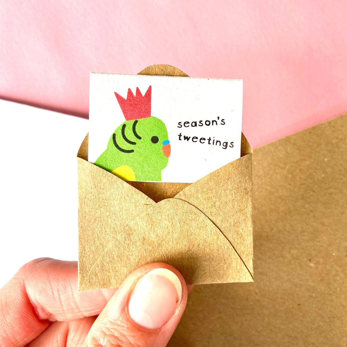 Tiny Season's Tweetings Christmas Card