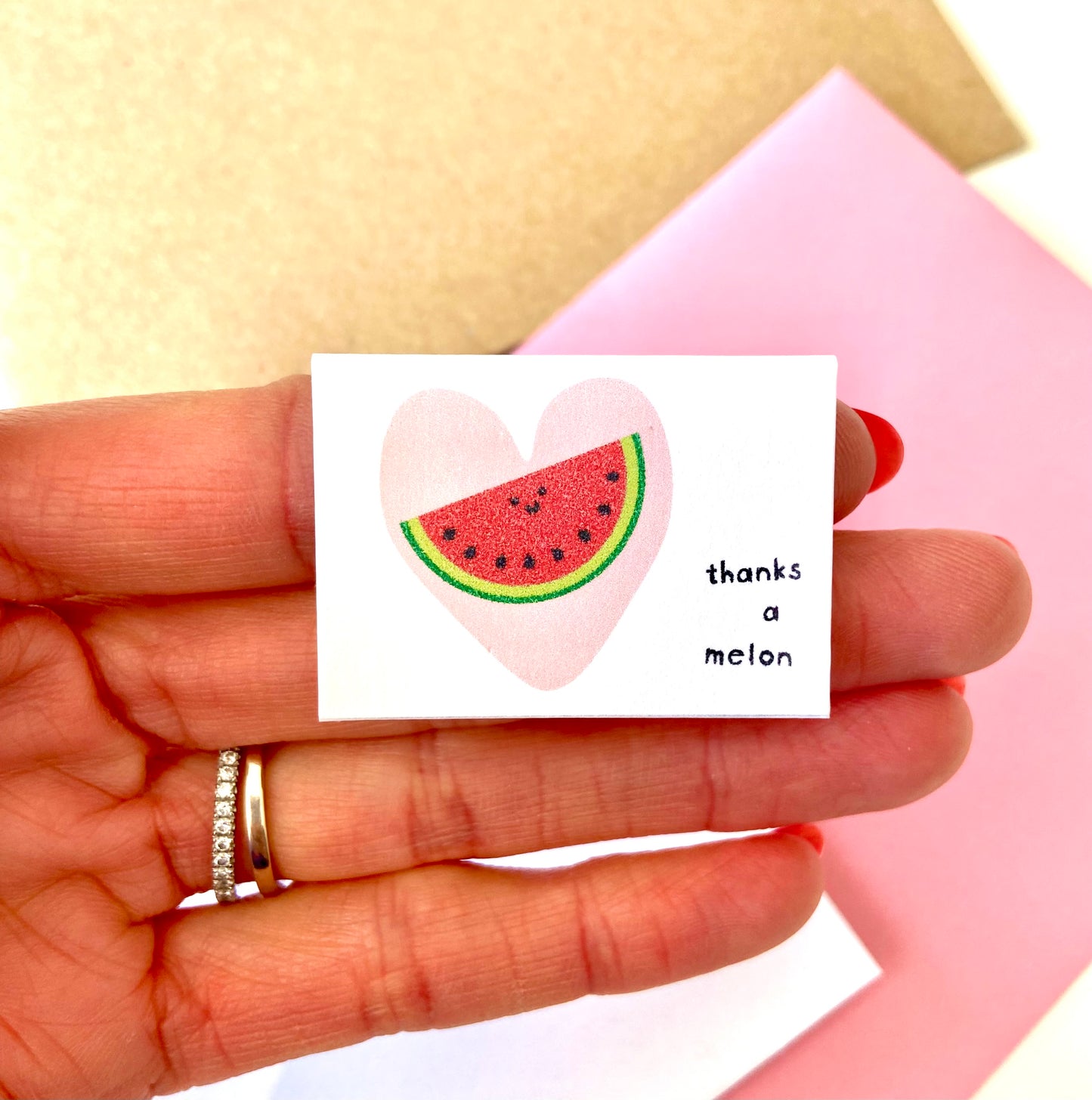 Tiny Thanks A Melon Card