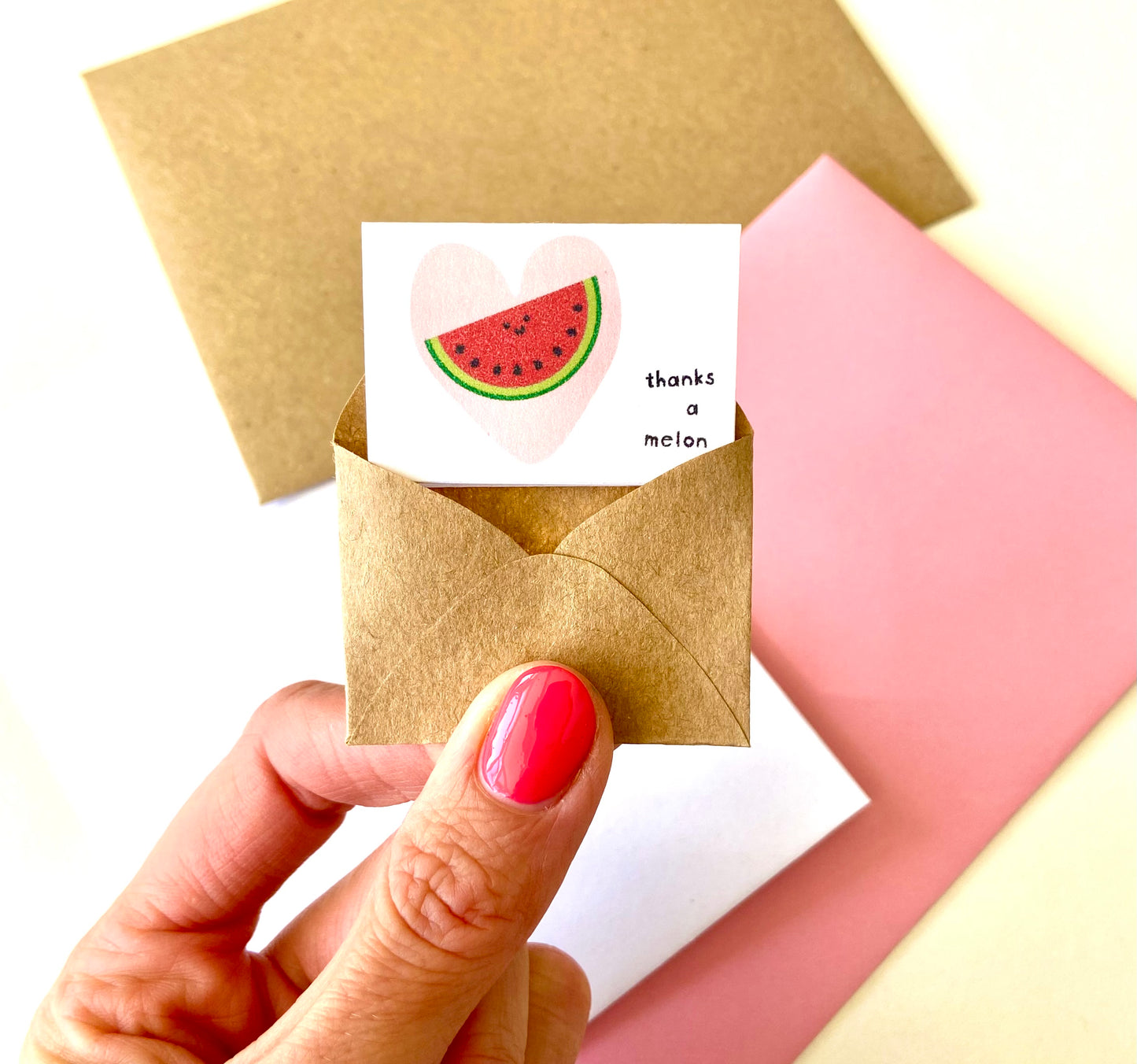 Tiny Thanks A Melon Card