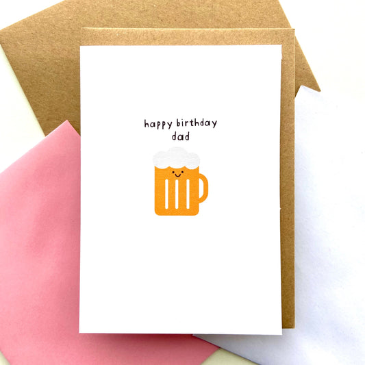 Dad Beer Birthday Card