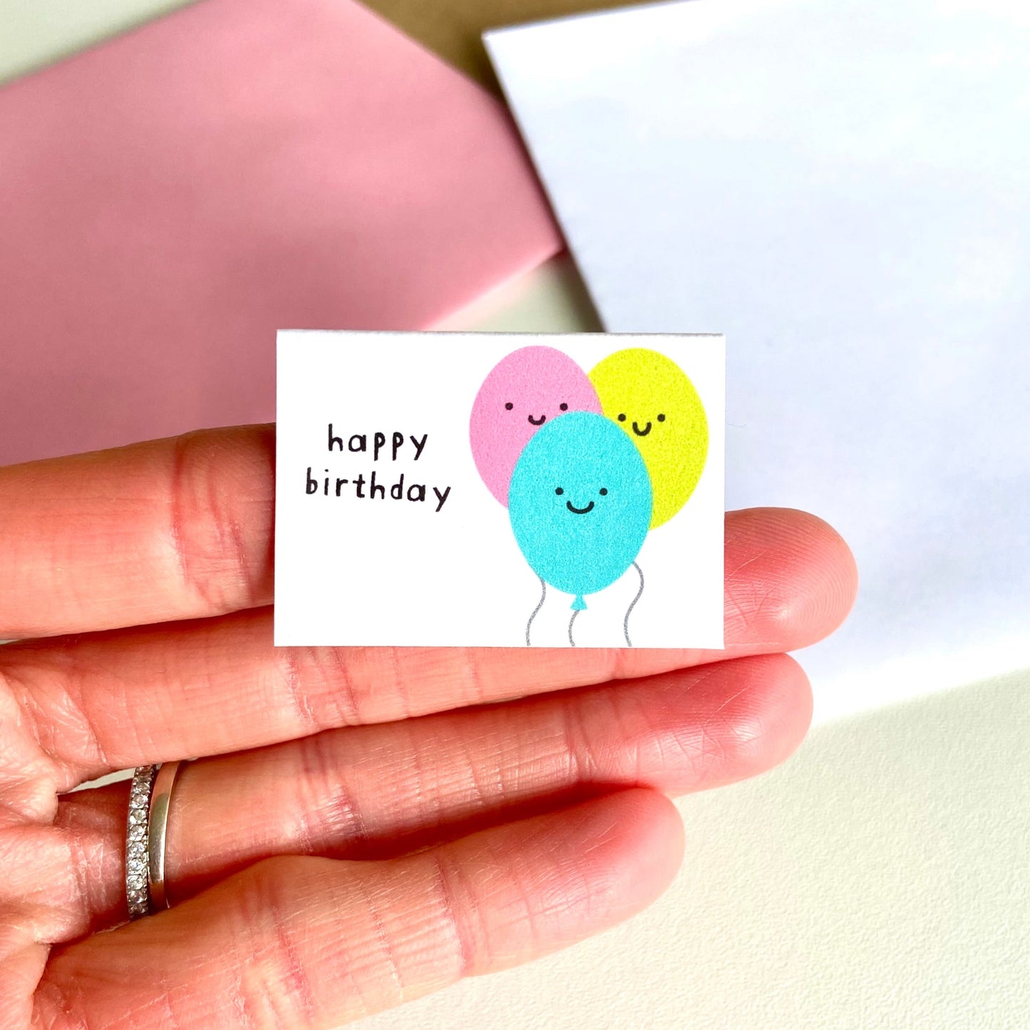 Tiny Balloons Birthday Card