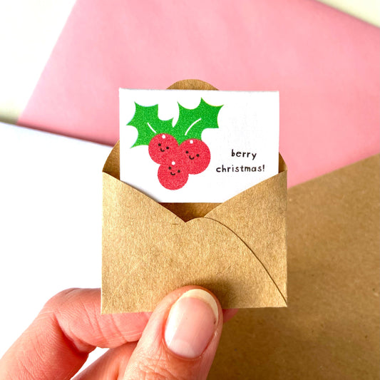 Tiny Berry Christmas Card