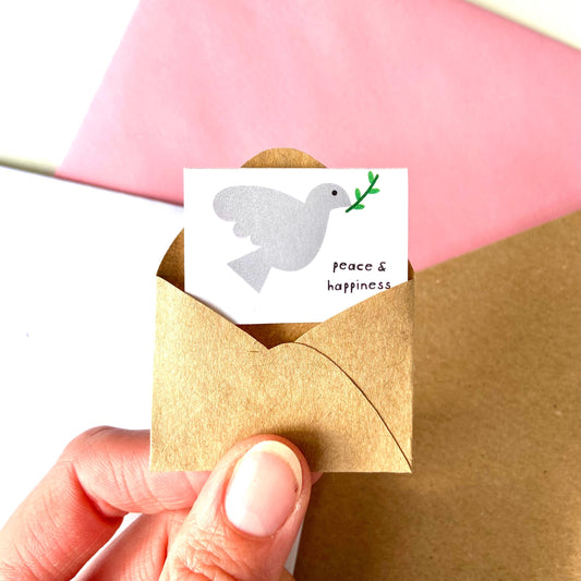 Tiny Dove Christmas Card