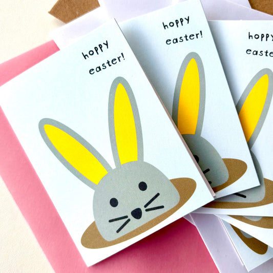 Bunny Mini Easter Cards Set