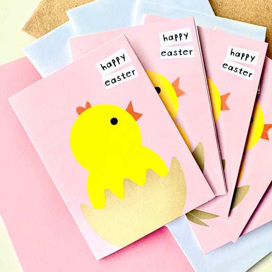 Chick Mini Easter Cards Set
