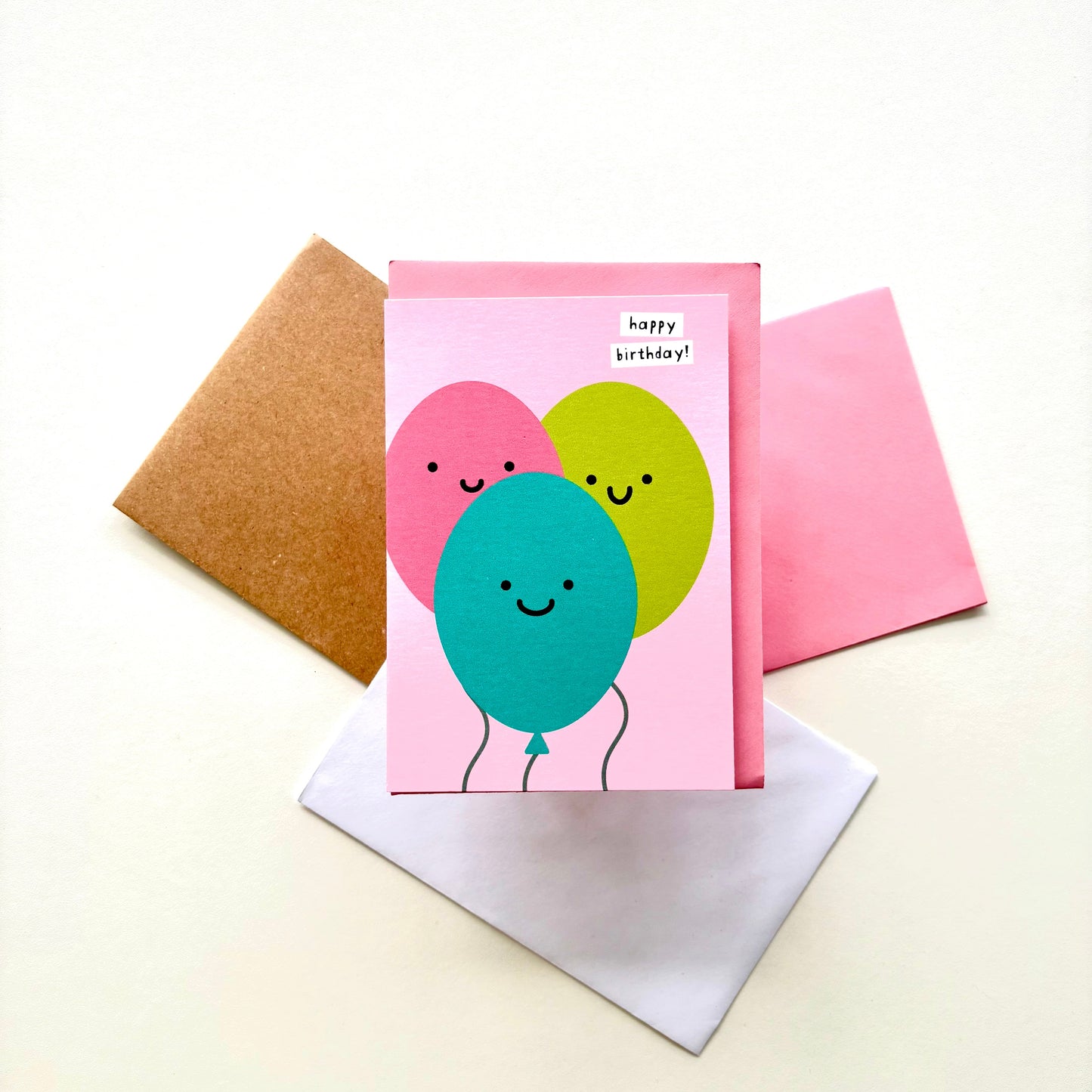 Happy Birthday Balloons Card