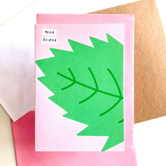 Mint Friend Card