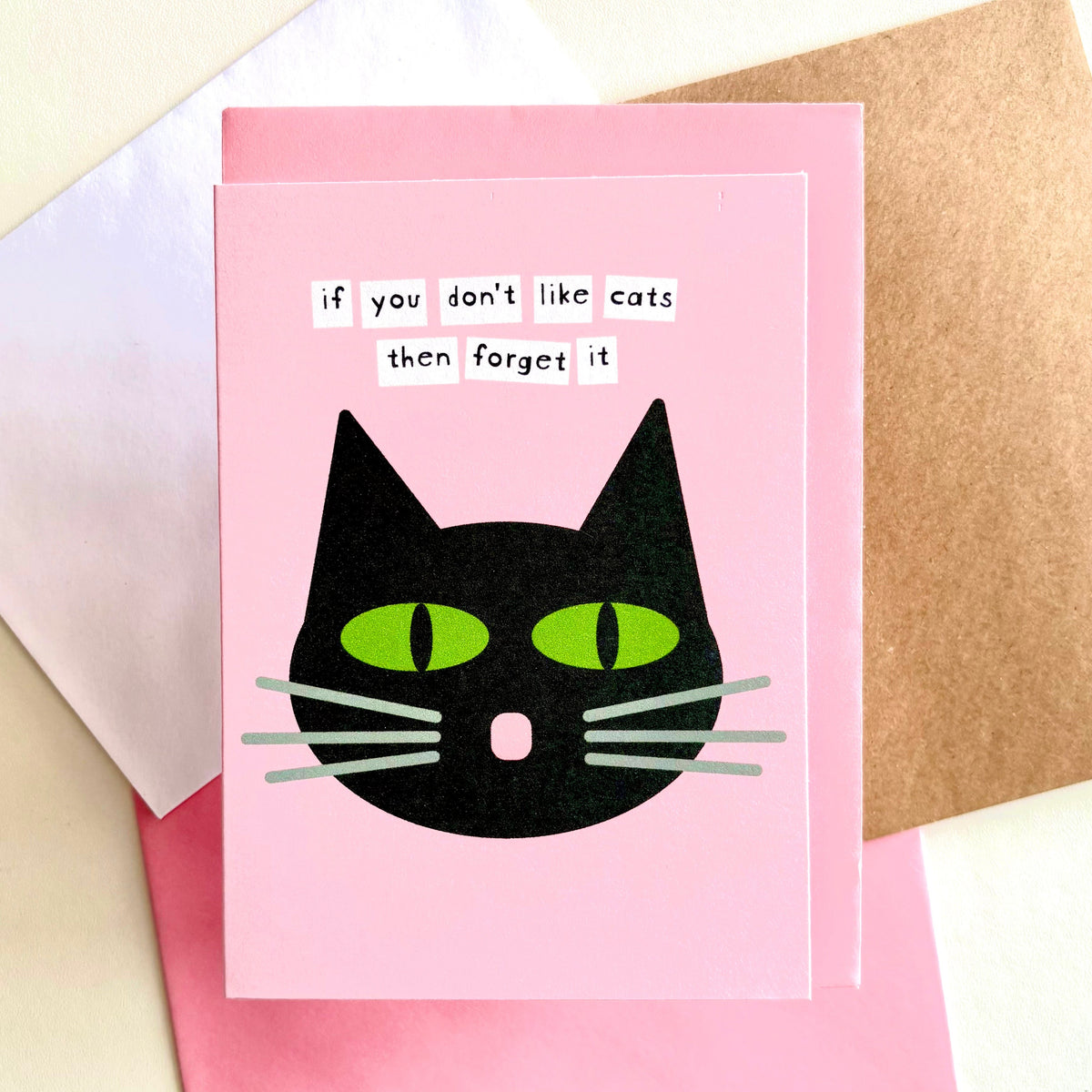 If You Don't Like Cats Then Forget It Card