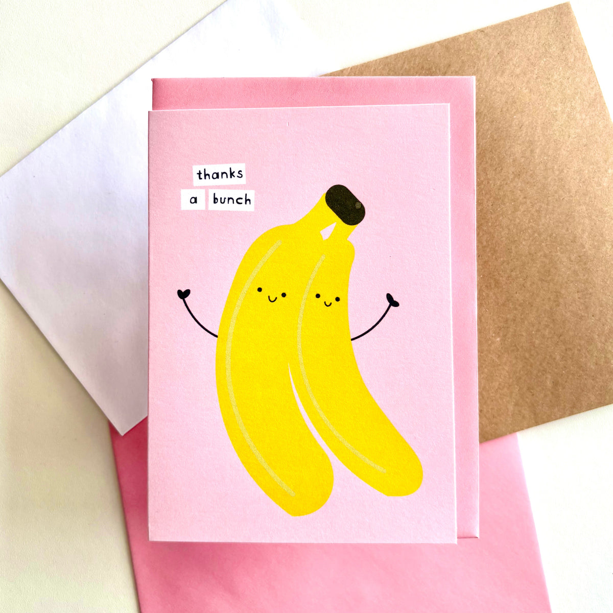 Thanks A Bunch Thank You Card