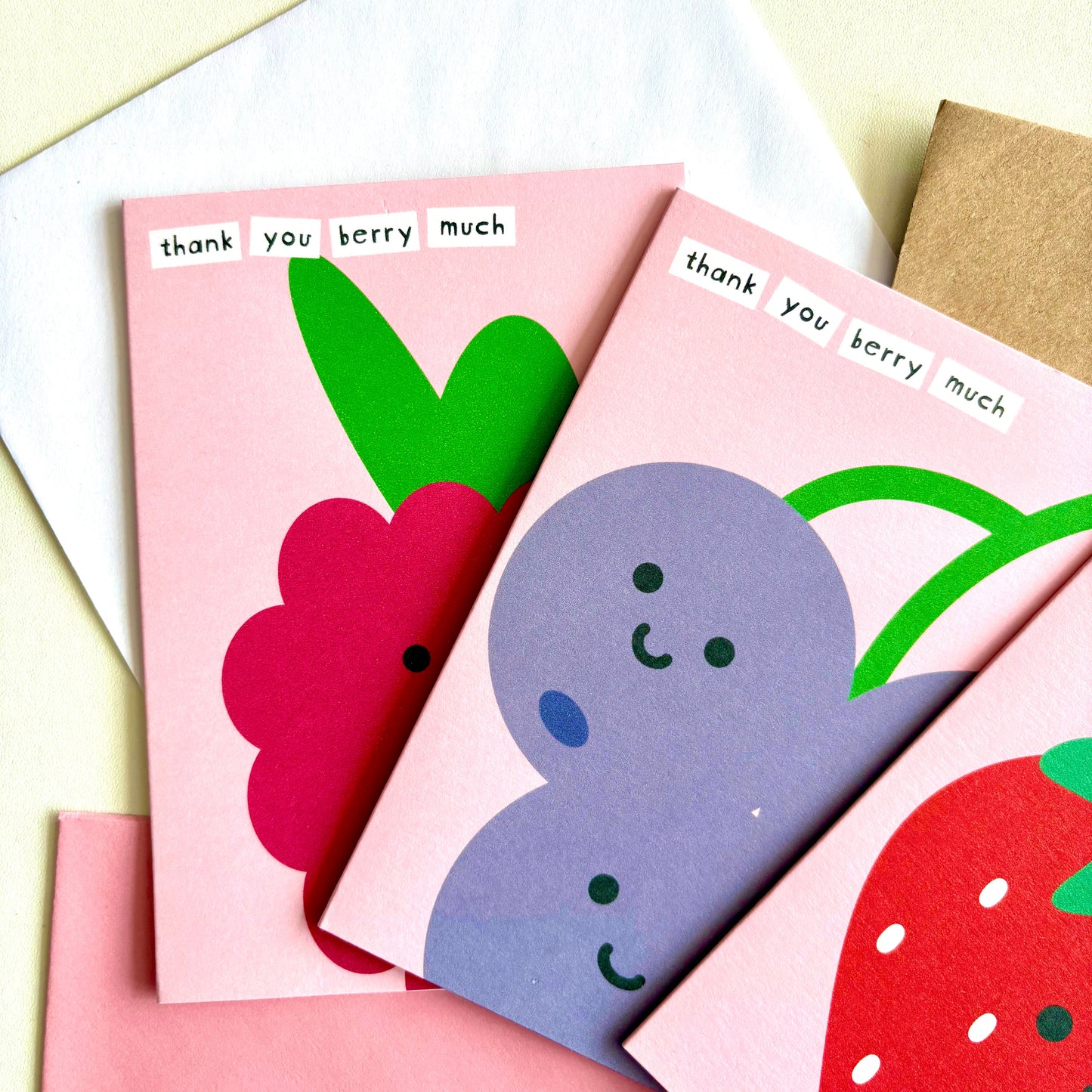 Thank You Berry Much Notecard Set
