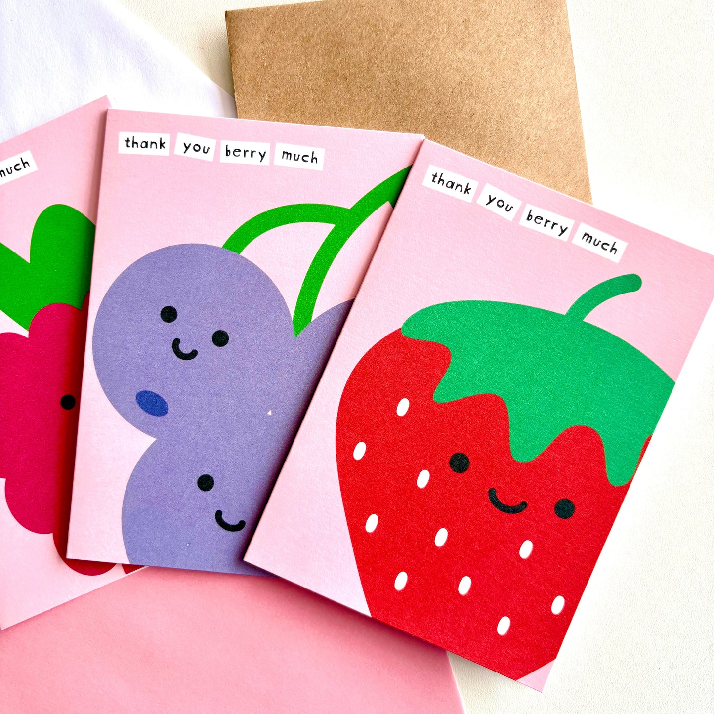 Thank You Berry Much Notecard Set