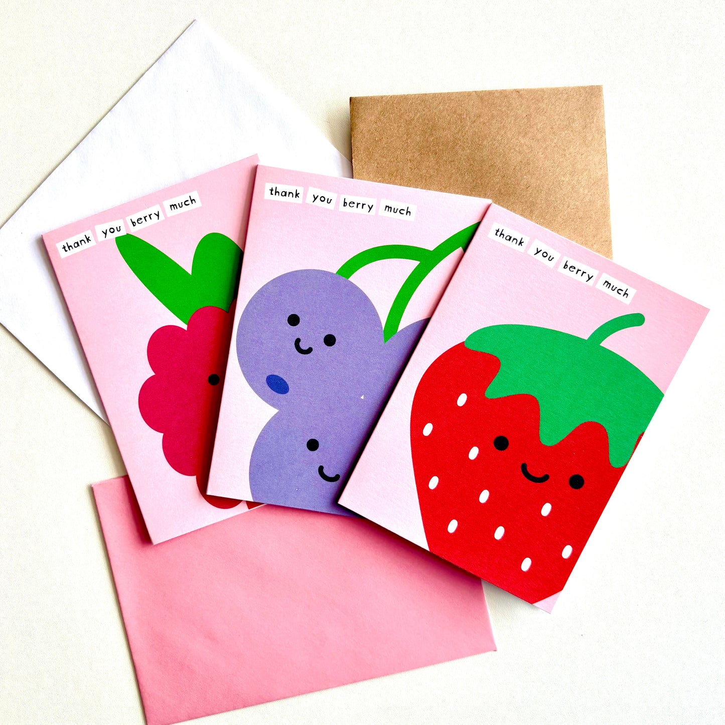 Thank You Berry Much Notecard Set