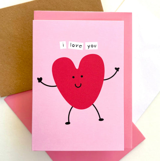 I Love You Hearty Card