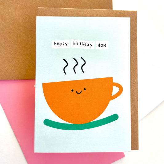 Dad Coffee Birthday Card