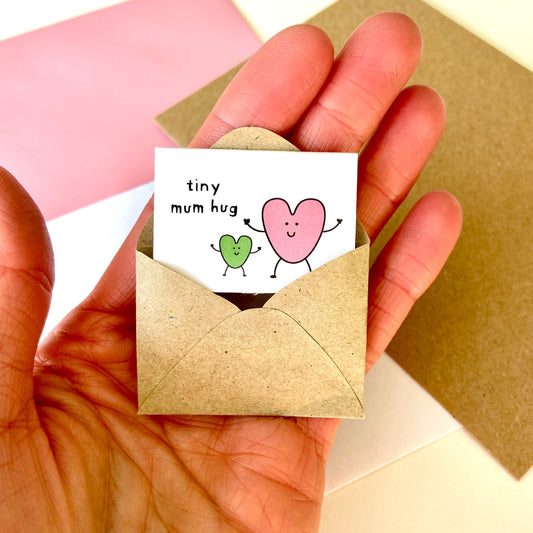 Tiny Mum Hug Card