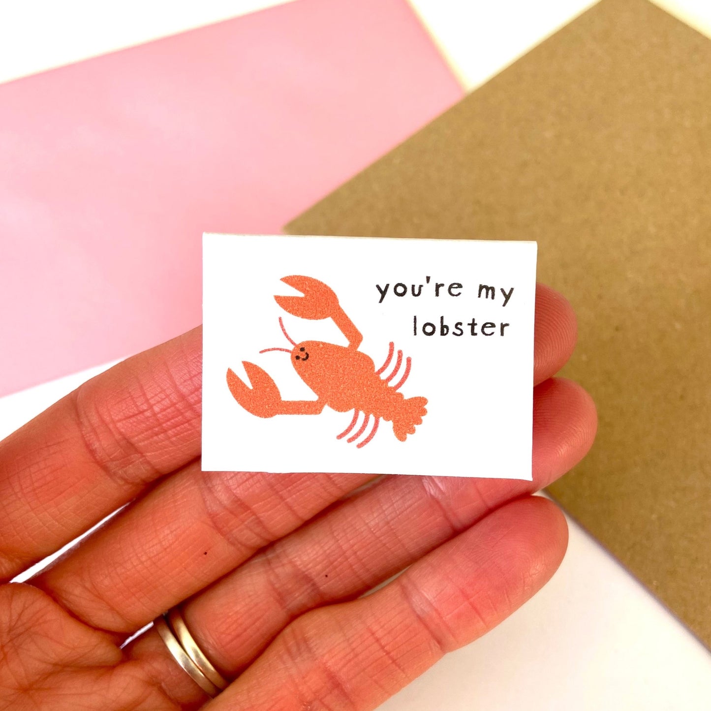 Tiny You're My Lobster Card