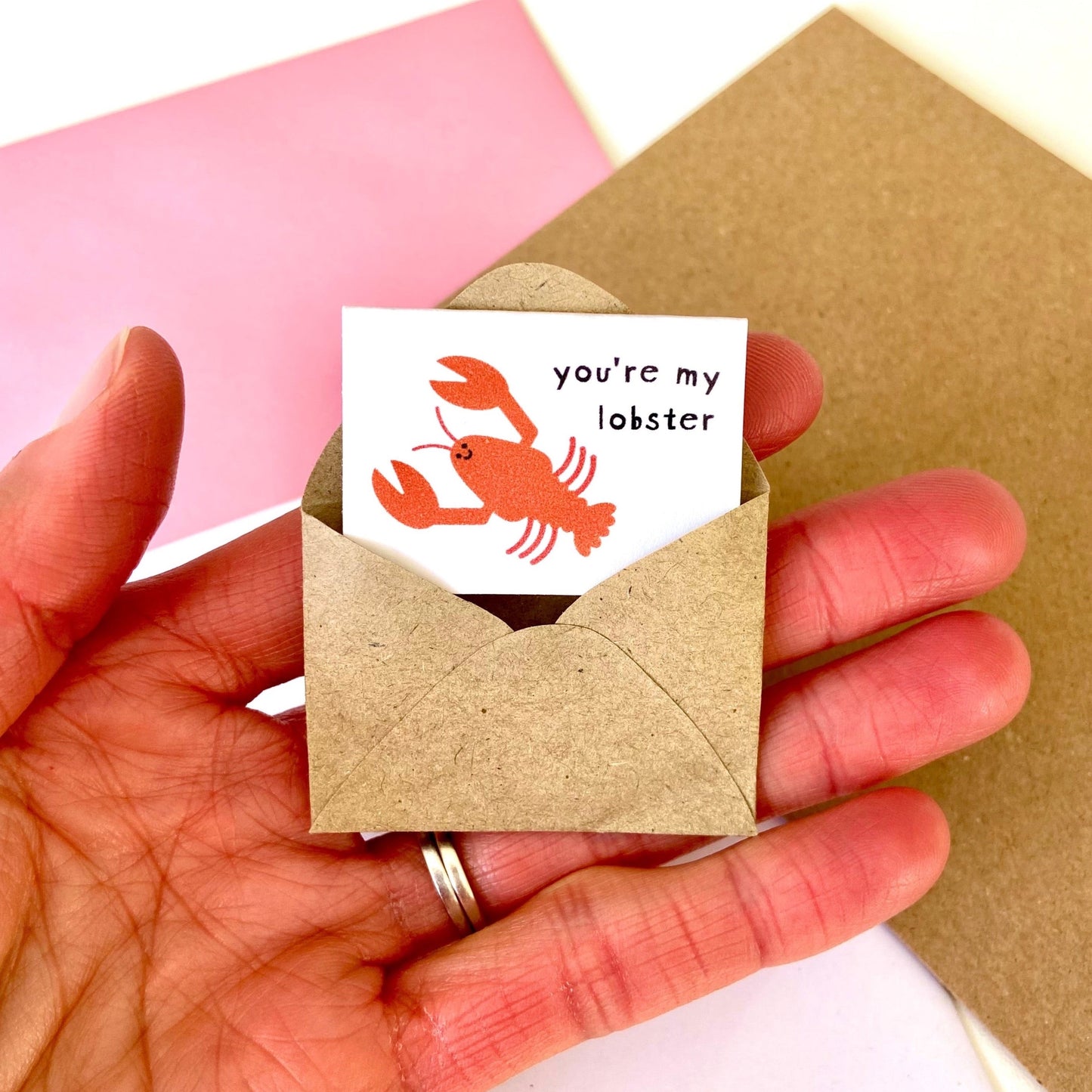 Tiny You're My Lobster Card