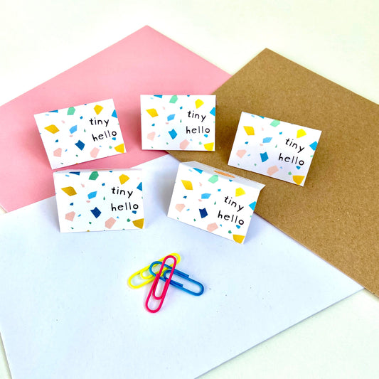 Tiny Terrazzo Notecard Set