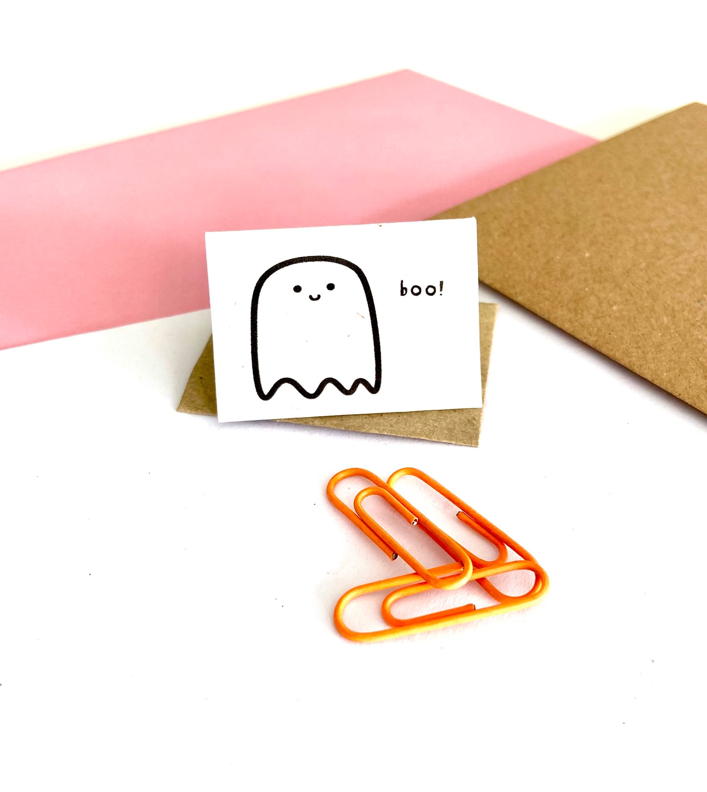 Tiny Boo Ghosty Card