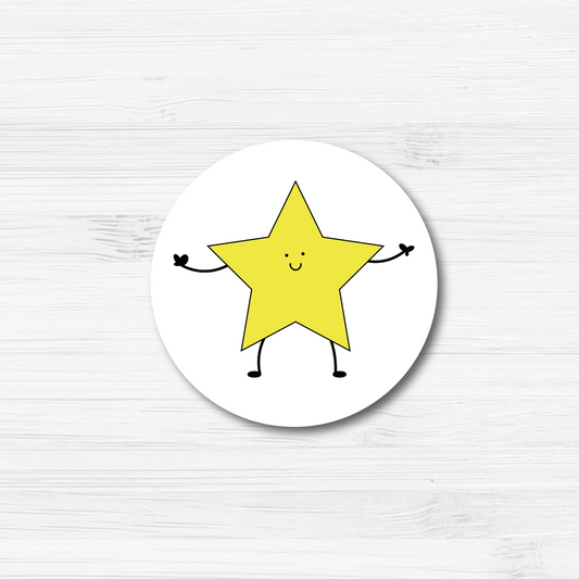 30mm Star Stickers